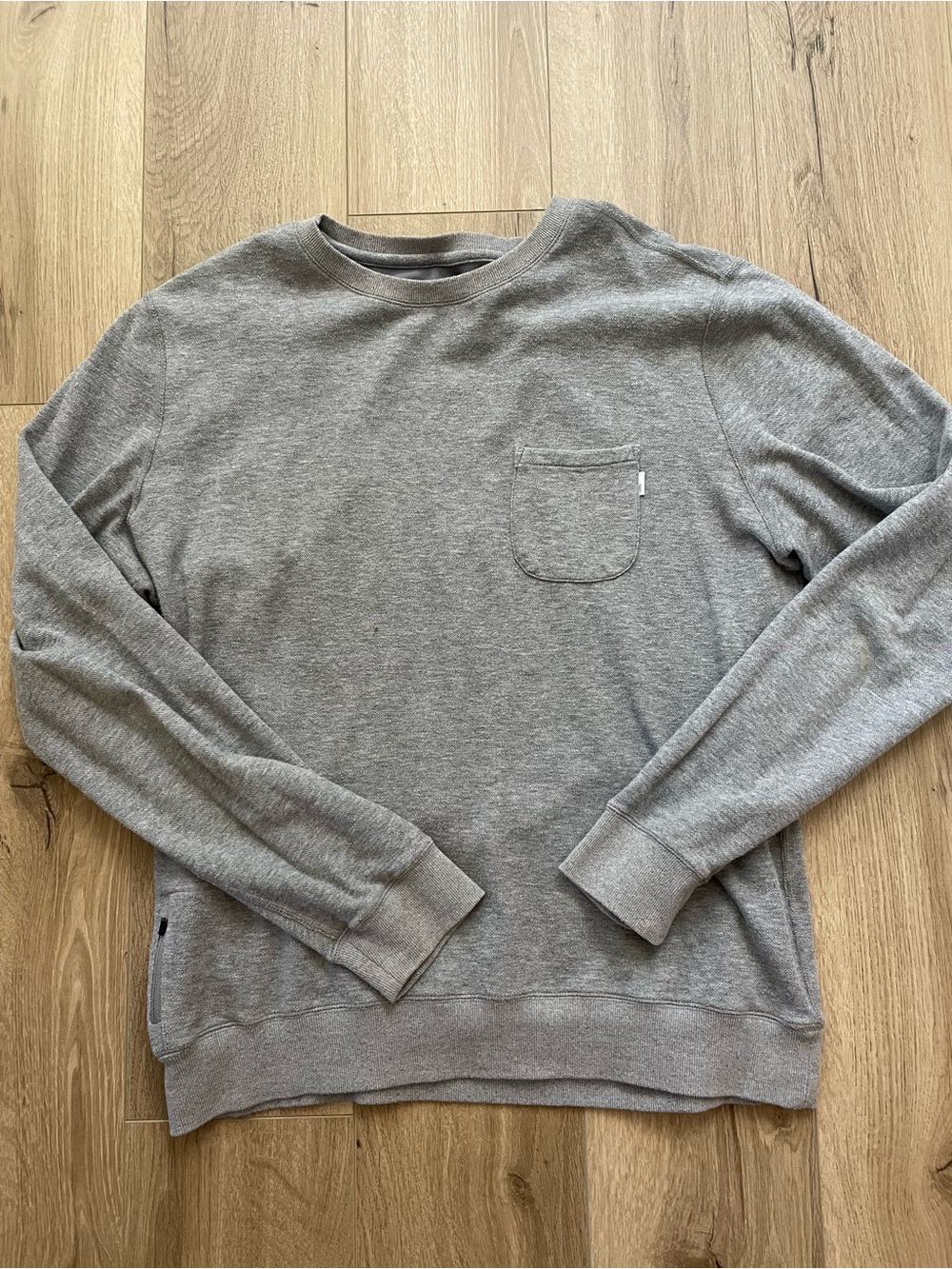 Vuori V218 Jeffreys pullover pique stretch lightweight crewneck sweatshirt L